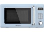 Microonde Con Grill Proclean 5110 Retro Blue, 700 W In 5 Impostazioni, Timer Fino A 60 Minuti, 8 Programmi E Modalità Di Scongelamento, Design Vintage In Blu