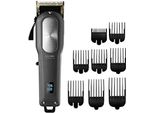 Bamba Precisioncare Pro Clipper Titanium Go. Batteria Al Litio, Lame In Acciaio Inossidabile, Fino A 2 Ore Di Autonomia, 8 Pettini, Regolazione Di Precisione