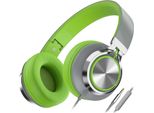 Chiamate In Vivavoce E Controllo Del Volume Cuffie Con Cavo Microfono E Controllo Del Volume Cuffie Pieghevoli Da 3,5 Mm On-Ear Per Smartphone Pc Laptop