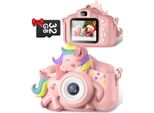 Gofunly Fotocamera Per Bambini 1080P Con Schermo Da 2,0 Pollici E Scheda Da 32 Gb Fotocamera Digitale Selfie Fotocamera Per Bambini 3-12 Anni Ragazzi Giocattolo Di Natale