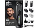All-In-One Bartpflege Bodygroomer Set, 17-in-1 Barttrimmer / Bartschneider, Trimmer/Haarschneider, Haarschneidemaschine,100 Min.kabellose Laufzeit