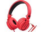 Bambini Con Cavo, Cuffie Stereo Hd Con Microfono, Jack Aux Da 3,5 Mm, Cavo Da 1,5 M, Cuffie On-Ear Pieghevoli Per Scuola/Viaggio/Cellulare/Tablet/Pc