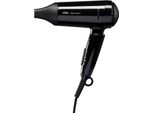 Satin Hair 3 Style&Go, Asciugacapelli Con Iontec E Beccuccio Per Lo Styling, Pieghevole, HD350, Nero, 1600W, 100-240V