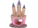 Acquario Resina Castello Ornamenti Decorazione Cartoon Forma Paesaggio Artificiale Simulazione Decorazione