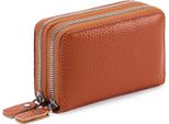 Porta Carte Di Credito Da Donna In Pelle, Protezione Rfid, Portafoglio Piccolo Con Molti Scomparti E Tasca Per Monete, Porta Carte Di Credito Piccolo Con Grande Capacità Da Donna