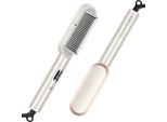 Spazzola Lisciante Ionica - Spazzola Lisciante Per Capelli - Spazzola Lisciante Con Display Led - Spazzola Lisciante Per Capelli Con Protezione Dalle Scottature - 4 Impostazioni Di Temperatura