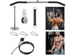 Cavo Pull Fitness Lat Gym 100 Cm Bar, Set Trainer Tricipiti Bicipiti Back Arm Training Device Torre Sport Equipment Home