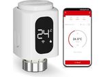 Termostato Per Radiatori Wifi, Senza Necessità Di Hub, Smart Trv, Controllo Vocale (Alexa, Google Assistant), Risparmio Energetico