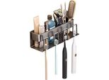 Portaspazzolino In Acciaio Inox 4 Spazzolini Organizzatore Per Bagno Da Parete Senza Foratura