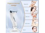 Massaggiatore Per Il Viso Massaggiatore Per Il Viso: Dispositivo Di Massaggio Facciale Antirughe Ems Con 3 Modalità Di Luce - 45℃ Beauty Tool Led