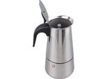 Moka Pot, Caffettiera Da Piano Cottura, Caffettiera In Acciaio Inox Da 300 Ml Facile Da Pulire, Macchina Per Caffè Italiano Ad Induzione