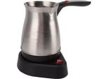 Caffettiera Turca Elettrica Fockette, 500 Ml, Acciaio Inox, Araba, Greca, Caraffa Per Caffè Con Manico Pieghevole, 600 W, Mini Portatile