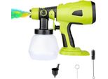Spruzzatore A Batteria Ryobi 18V Electric Hvlp -Pistola A Spruzzo Manuale 4 Ugelli, Serbatoio Da 1000 Ml -Mobili Di Casa, Recinzioni, Decking, Pareti, Soffitti (Senza
