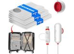 Sacchetto Sottovuoto Per Abiti Pompa Usb, Confezione Da 6 Abiti (2 X 40 Cm, 2 50 60 Cm), Riutilizzabile In Viaggio - Essenziale Per Risparmiare Spazio