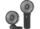 Lepwings Ventilatore Portatile, Mini Ventilatore Usb Ricaricabile, 5,5-16 Ore Di Funzionamento, 4 Velocità Del Vento, Pieghevole Silenzioso Piccolo Viaggio, Ufficio, Casa, Ufficio, Ufficio