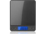 Mafiti 3Kg/0.1G Bilancia Da Cucina Digitale, Bilancia Da Cucina, Pcs/Funzione Tara/Display Lcd, Bilancia Da Cucina, Bilancia Da Cucina, Nero
