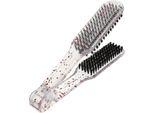 Pettine Lisciante Per Capelli Bathveve, Spazzola Bifacciale, Pettine A Pinza, Spazzola A Pinza Manuale