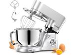 Robot Da Cucina, Impastatrice Powwa 6,2 L, Impastatrice A 6+1 Velocità, Impastatrice 1500W Con Frusta, Gancio Per Impasto, Sbattitore