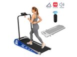 Ph Fitness Tapis Roulant A1F-3 Pieghevole - Walkingpad Per La Casa - Motore 2,0 Hp, 1-12 Km/H, 120 Kg - Inclinazione Manuale, Bluetooth, Display Lcd, Sicurezza