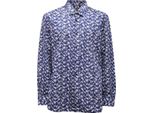 9758AQ Camicia Uomo Mazzarelli Slim Man Shirt White/Blue