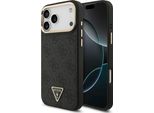 Etui Guess 4G Triangle Logo Magsafe Na Iphone 17 Pro Max - Czarno-ZłOte