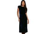 Principles - Vestito Midi Con Increspatura In Vita Per Donna DH7787 (44 It) (Blu Indaco)