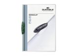 Durable Cartellina Con Clip Swingclip® 30 A4 Trasparente, Verde, 226005