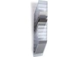 Durable Espositore Da Parete Flexiboxx 12 A4 Verticale, 12 Pezzi, Trasparente, 1709763400