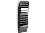 Durable Espositore Da Parete Flexiboxx 12 A4 Orizzontale, 12 Pezzi, Nero, 1709781060
