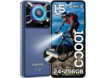 OUKITEL C60 Pro Smartphone Ohne Vertrag Android 15 24GB+256GB Handy 10000mAh 6,88'' 110dB Lautsprecher 90Hz Handys,Dual SIM/NFC/GPS/BT5.0, Blau