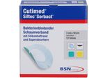 Cutimed Siltec Sorbact Bpoliuretanoverb.7X10Cm Ovale, 12 St Kom
