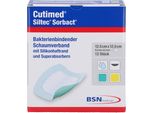 Cutimed Siltec Sorbact B 12,5X12,5Cm, 12 St Kom