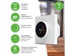 Termostato Ambiente Intelligente Wifi TH11 Per Riscaldamento A Pavimento Termoregolatore Termostato Tuya App Bianco