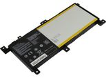 Avizar, Batteria Li-Polymer 4850Mah 7,6V Per Asus X556UB C21N1509 Laptop, Nero