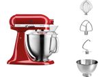 KITCHENAID Küchenmaschine 5KSM185PSE, rot (empire rot), B:24cm H:36cm T:37cm, Küchenmaschinen