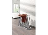 Schuhregal Ruco, Silber (Aluminiumfarben, Silber), B:57Cm H:45Cm T:19Cm, Aluminium, Regale, Schuhregal, Aluminium/Kunststoff, FüR 3 Paar Stiefel