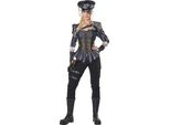 Costume Steampunk Da Donna Ufficiale Steampunk 8 Pezzi Grigio-Nero - L (42/44)