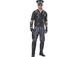 Costume Da Capitano Steampunk Per Uomo In Maschera Grigio - Xl