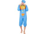Costume Divertente Da Bambino Per Uomo Blu-Arancio - Taglia Unica (42)