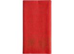 Papstar 88658 Tovaglia Natalizia "Christmas Shine"", Rosso"