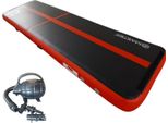 Tappetino Gonfiabile Airtrack Master 400 X 100 X 20 Cm - Nero - Rosso