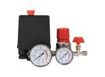 Gs04339Piccolo Compressore D'aria Pressostato Regolatore Valvola Di Controllo Con Manometri