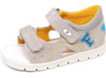 E7660 Sandalo Bimbo Grey Falcotto Scarpe Suede Shoe Baby Kid Boy