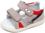 F7322 Sandalo Bimbo Boy Baby Grey/Red/Blu Falcotto Naturino Shoe