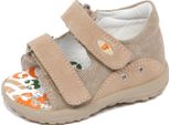 F7548 Sandalo Bimbo Boy Baby Beige Falcotto Tissue/Suede Shoe