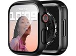 Inf Custodia Protettiva Per Apple Watch 46Mm (10A Generazione) - Pc Nero + Vetro Temperato