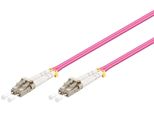 Goobay Cavo In Fibra Ottica Multimodale OM4 Connettore Lc Upc A Connettore Lc Upc Viola 10 M