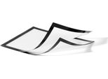 Durable Cornice Espositiva Duraframe® Magnetic Plus A4, 2 Pezzi, Nero, 498501