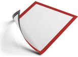 Durable Cornice Espositiva Duraframe® Magnetic A4, 5 Pezzi, Rosso, 486903