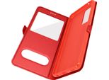 Samsung A52 / A52S Cover Con Doppia Finestra E Funzione Stand - Rosso